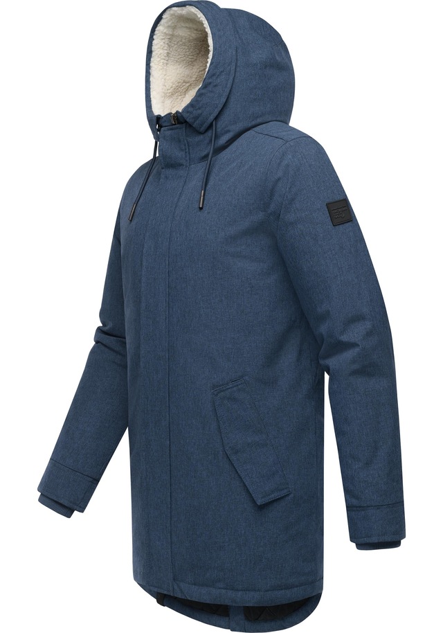 Ragwear Kurzmantel »Mr Smithem YOUMODO« wasserdichte lange Herren Winterjacke mit Kapuze