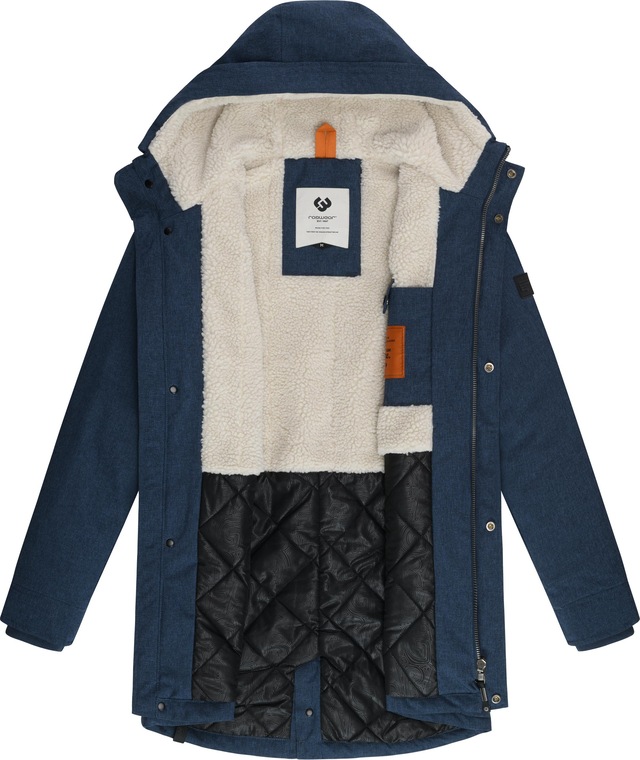 Ragwear Kurzmantel »Mr Smithem YOUMODO« wasserdichte lange Herren Winterjacke mit Kapuze