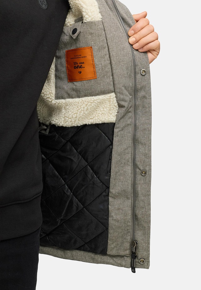 Ragwear Kurzmantel »Mr Smithem YOUMODO« wasserdichte lange Herren Winterjacke mit Kapuze
