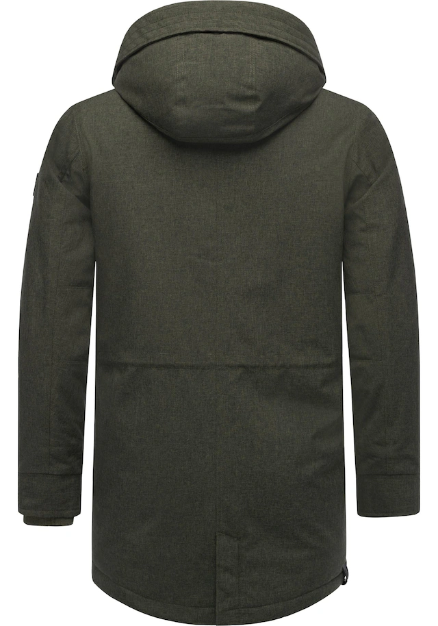 Ragwear Kurzmantel »Mr Smithem YOUMODO« wasserdichte lange Herren Winterjacke mit Kapuze