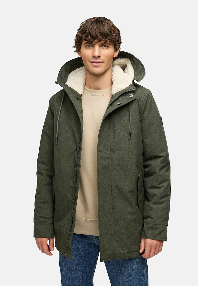 Ragwear Kurzmantel »Mr Smithem YOUMODO« wasserdichte lange Herren Winterjacke mit Kapuze