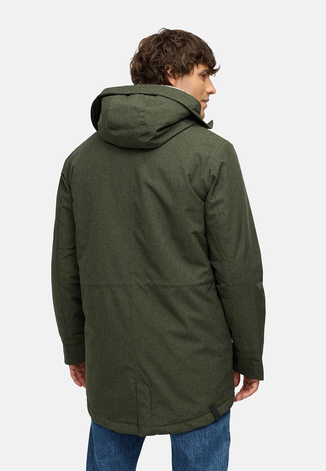 Ragwear Kurzmantel »Mr Smithem YOUMODO« wasserdichte lange Herren Winterjacke mit Kapuze