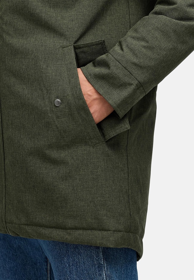 Ragwear Kurzmantel »Mr Smithem YOUMODO« wasserdichte lange Herren Winterjacke mit Kapuze