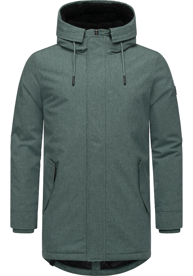 Ragwear Kurzmantel »Mr Smithem YOUMODO« wasserdichte lange Herren Winterjacke mit Kapuze