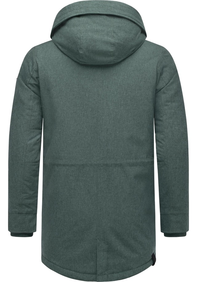 Ragwear Kurzmantel »Mr Smithem YOUMODO« wasserdichte lange Herren Winterjacke mit Kapuze