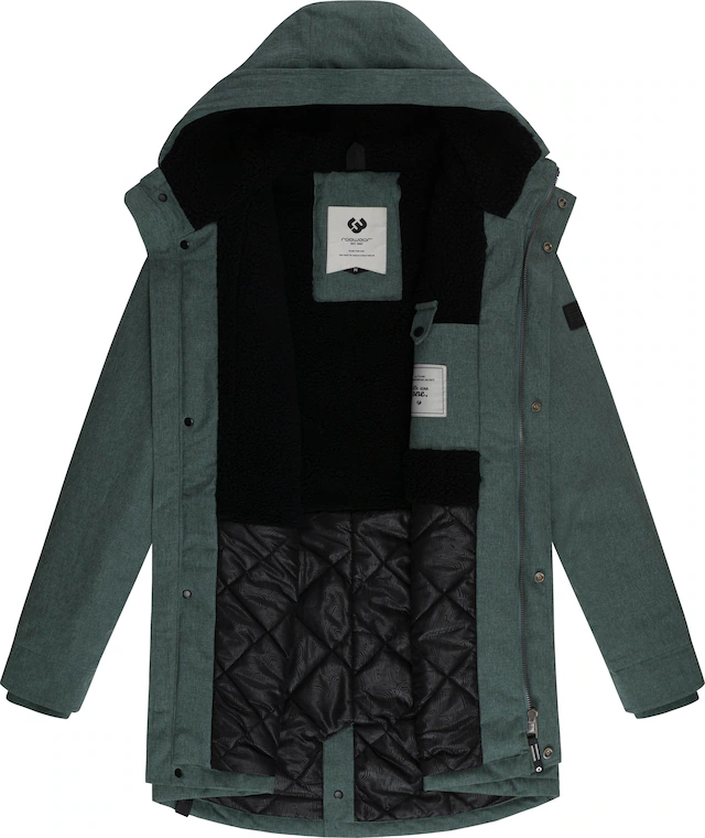 Ragwear Kurzmantel »Mr Smithem YOUMODO« wasserdichte lange Herren Winterjacke mit Kapuze