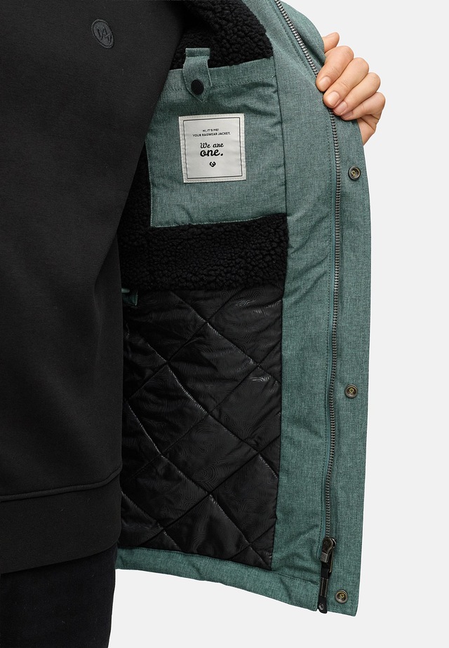 Ragwear Kurzmantel »Mr Smithem YOUMODO« wasserdichte lange Herren Winterjacke mit Kapuze