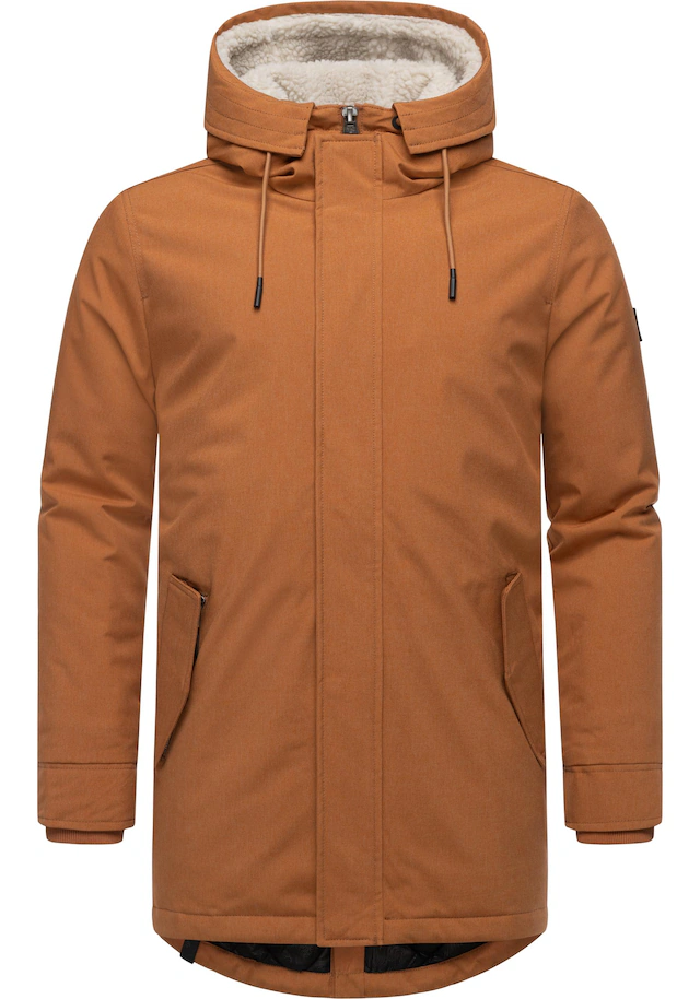 Ragwear Kurzmantel »Mr Smithem YOUMODO« wasserdichte lange Herren Winterjacke mit Kapuze