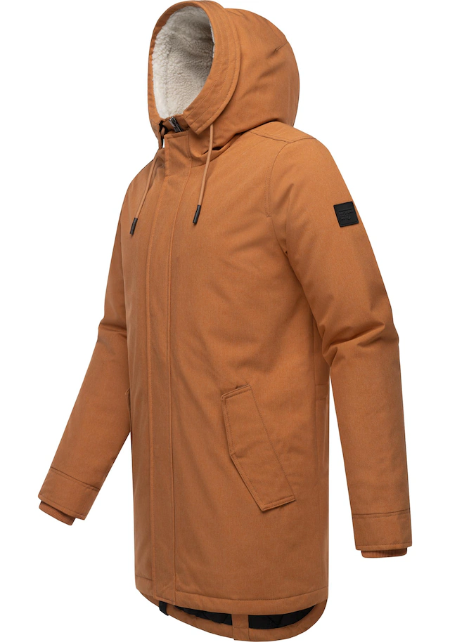 Ragwear Kurzmantel »Mr Smithem YOUMODO« wasserdichte lange Herren Winterjacke mit Kapuze