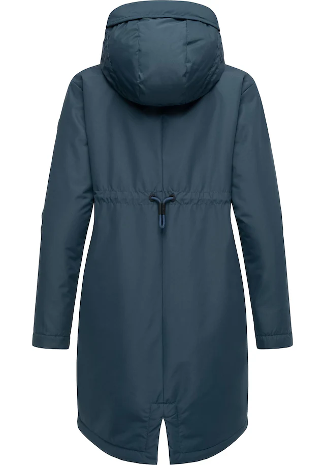 Ragwear Kurzmantel »Holstic« Wasserdichter Damen Wintermantel mit Kunstfell am Kragen