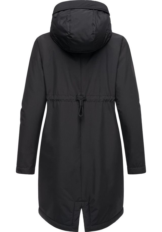 Ragwear Kurzmantel »Holstic« Wasserdichter Damen Wintermantel mit Kunstfell am Kragen