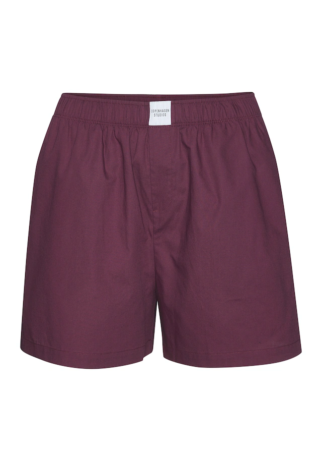 Copenhagen Studios Pyjamashorts aus fein gewebter Baumwoll-Qualität