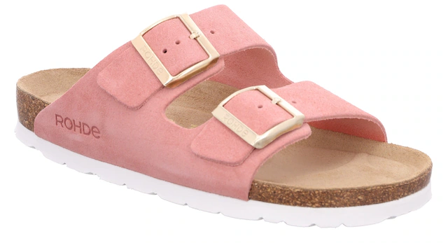 Rohde »SUNNYS N°12« Sommerschuh, Hausschuh, Zweischnaller, Strandschuh mit Softfußbett