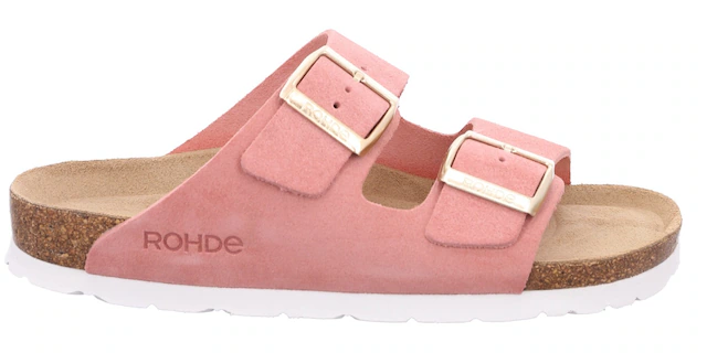 Rohde »SUNNYS N°12« Sommerschuh, Hausschuh, Zweischnaller, Strandschuh mit Softfußbett