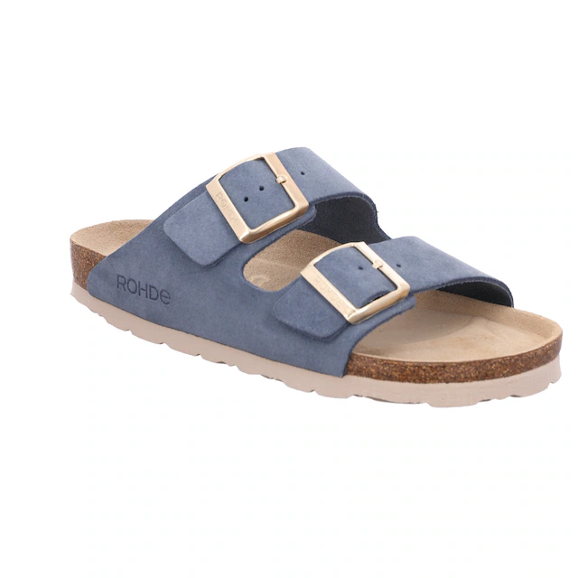 Rohde »SUNNYS N°12« Sommerschuh, Hausschuh, Zweischnaller, Strandschuh mit Softfußbett