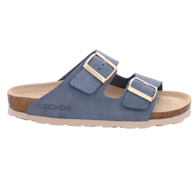 Rohde »SUNNYS N°12« Sommerschuh, Hausschuh, Zweischnaller, Strandschuh mit Softfußbett