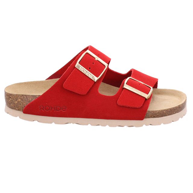 Rohde »SUNNYS N°12« Sommerschuh, Hausschuh, Zweischnaller, Strandschuh mit Softfußbett