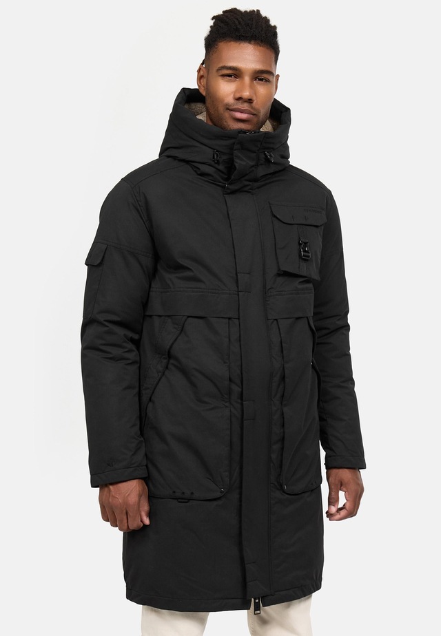 Stone Harbour Wintermantel »Cyriaan XX« Langer Herren Winterparka mit großen Eingrifftaschen
