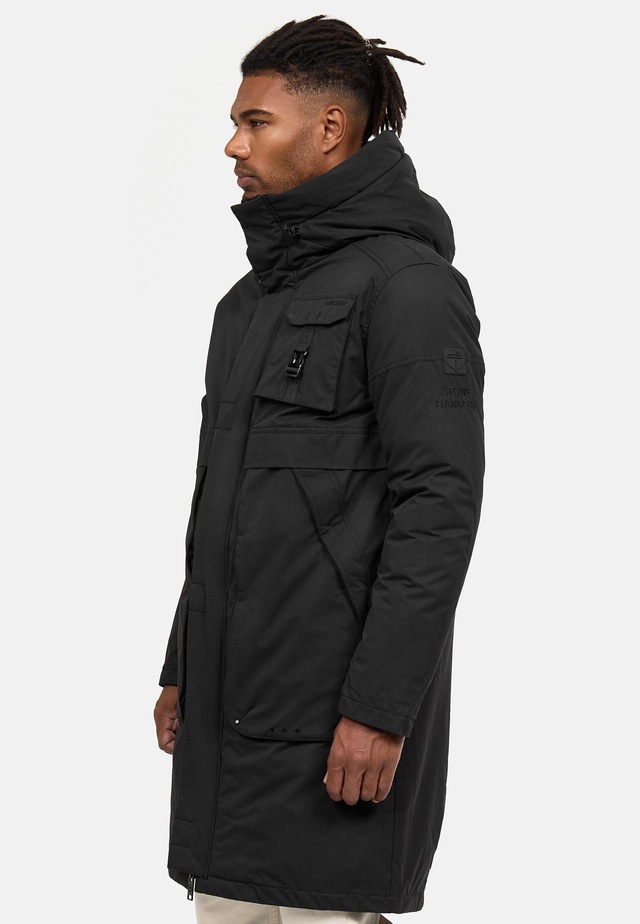 Stone Harbour Wintermantel »Cyriaan XX« Langer Herren Winterparka mit großen Eingrifftaschen