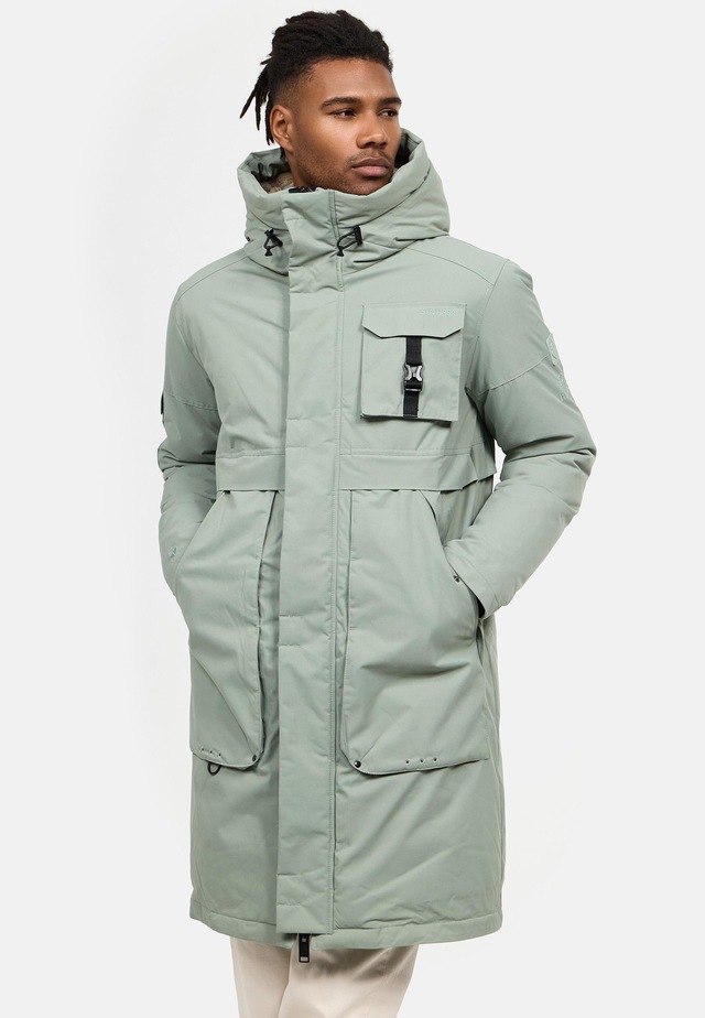 Stone Harbour Wintermantel »Cyriaan XX« Langer Herren Winterparka mit großen Eingrifftaschen