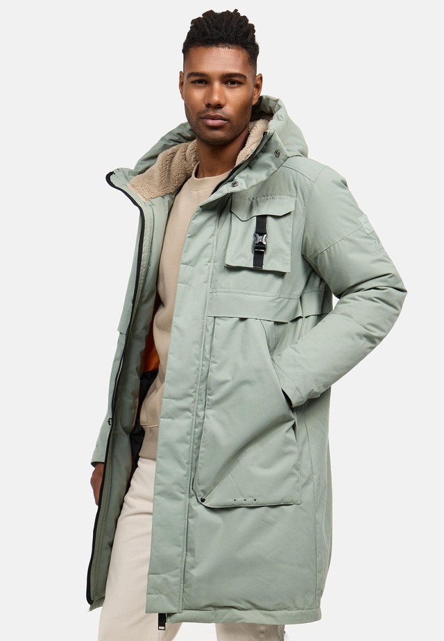 Stone Harbour Wintermantel »Cyriaan XX« Langer Herren Winterparka mit großen Eingrifftaschen