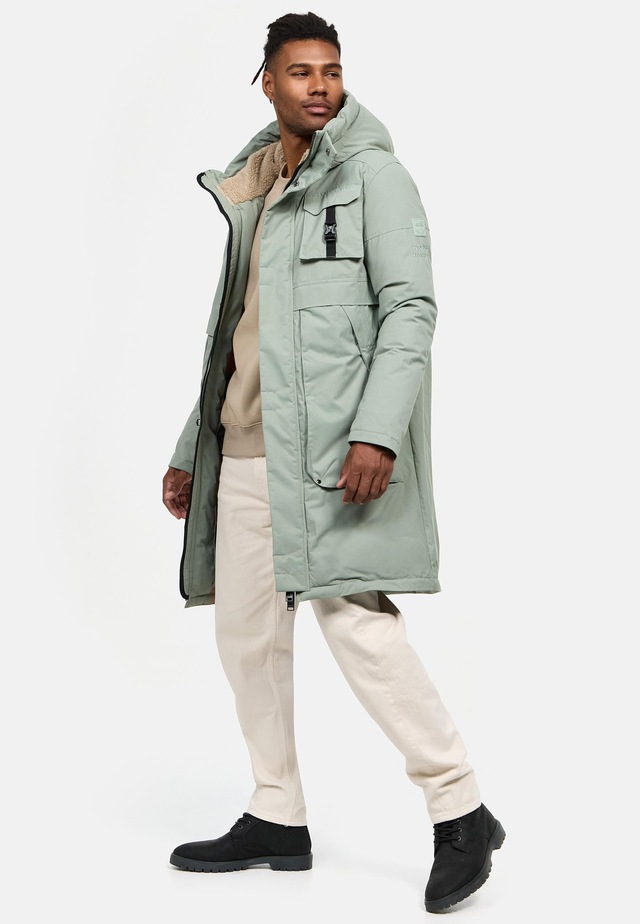Stone Harbour Wintermantel »Cyriaan XX« Langer Herren Winterparka mit großen Eingrifftaschen