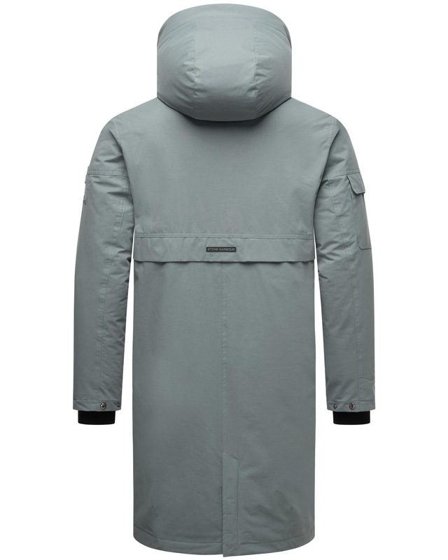 Stone Harbour Wintermantel »Cyriaan XX« Langer Herren Winterparka mit großen Eingrifftaschen