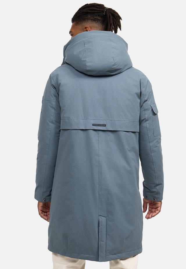 Stone Harbour Wintermantel »Cyriaan XX« Langer Herren Winterparka mit großen Eingrifftaschen