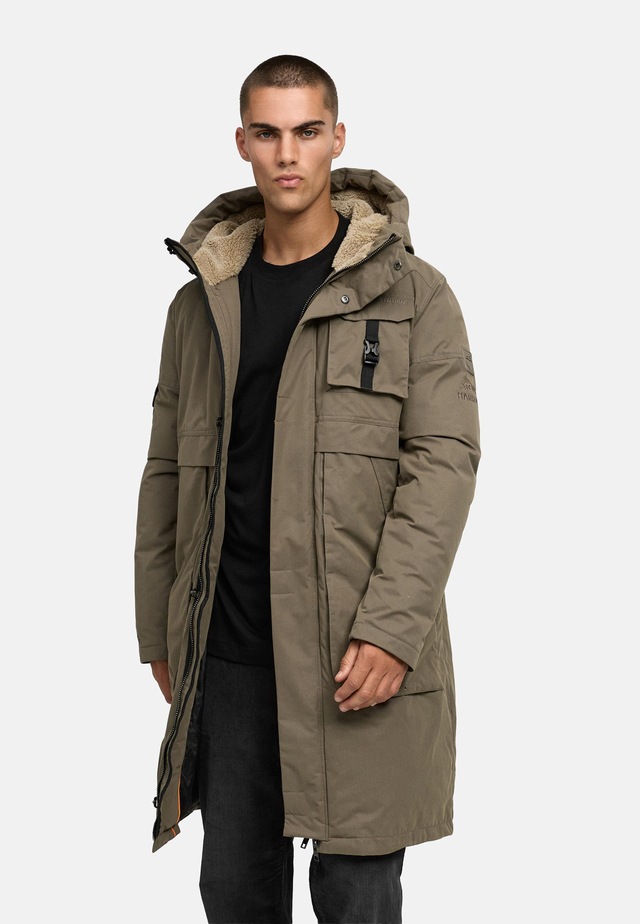 Stone Harbour Wintermantel »Cyriaan XX« Langer Herren Winterparka mit großen Eingrifftaschen