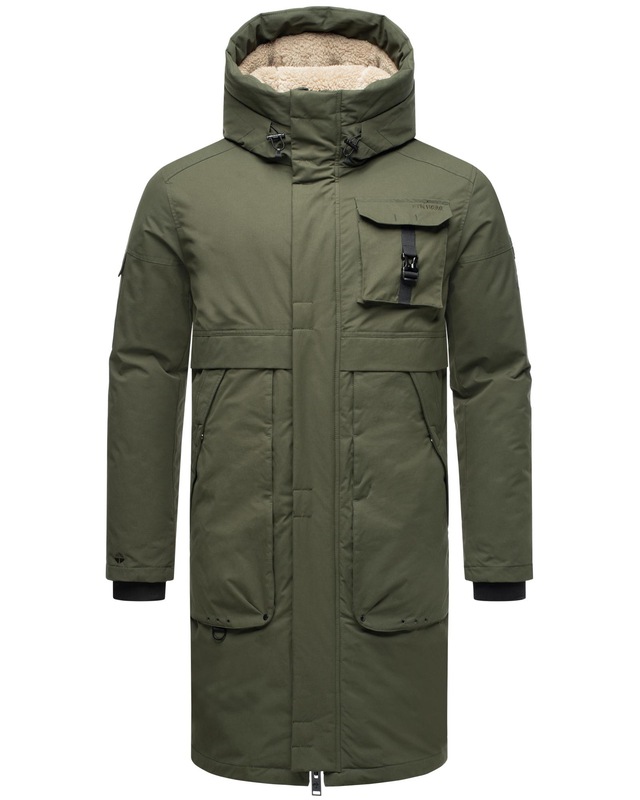 Stone Harbour Wintermantel »Cyriaan XX« Langer Herren Winterparka mit großen Eingrifftaschen