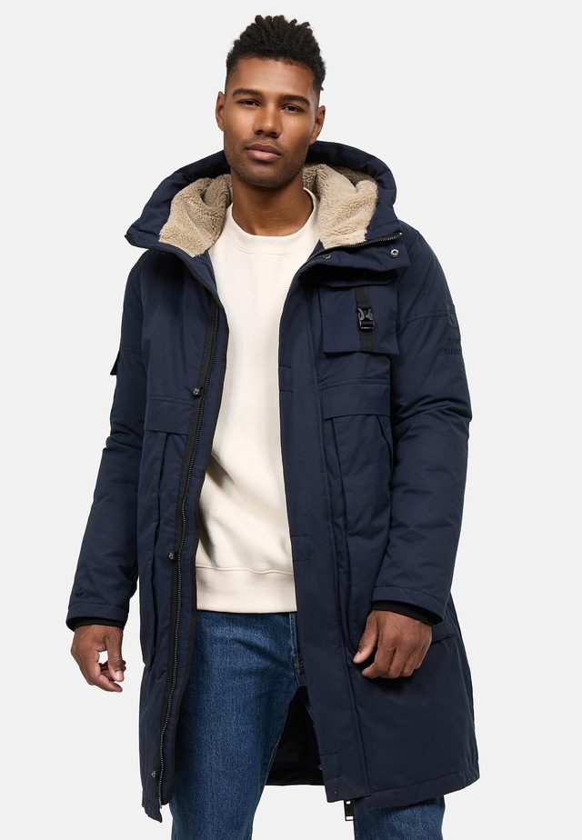 Stone Harbour Wintermantel »Cyriaan XX« Langer Herren Winterparka mit großen Eingrifftaschen