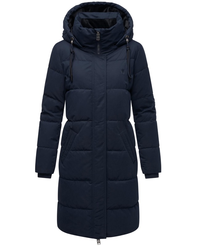 Navahoo Wintermantel »Wintertanz 14« modischer Damen Steppmantel mit hohem Kragen