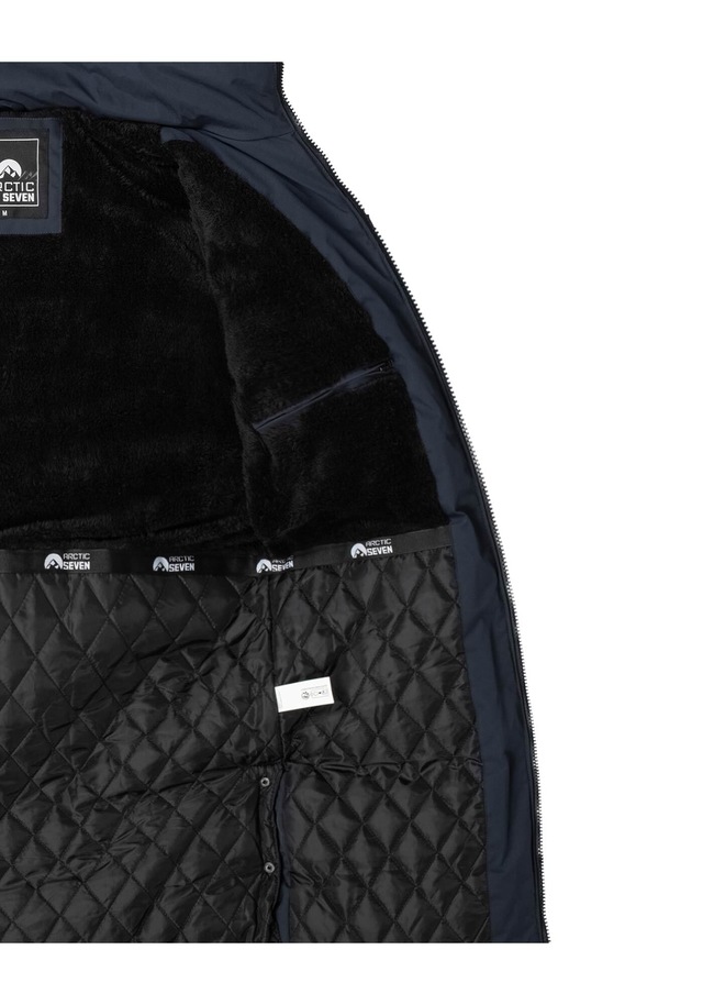 Arctic Seven Winterjacke »ASNorwiig« mit warmem Teddyfell und abnehmbarer Kapuze