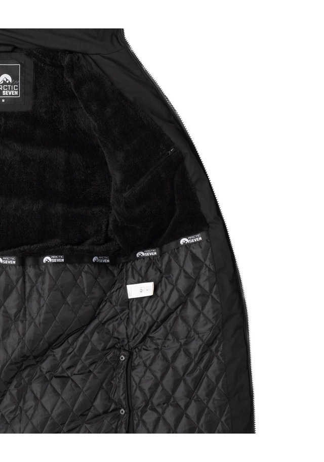 Arctic Seven Winterjacke »ASNorwiig« mit warmem Teddyfell und abnehmbarer Kapuze