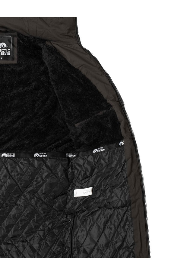 Arctic Seven Winterjacke »ASNorwiig« mit warmem Teddyfell und abnehmbarer Kapuze