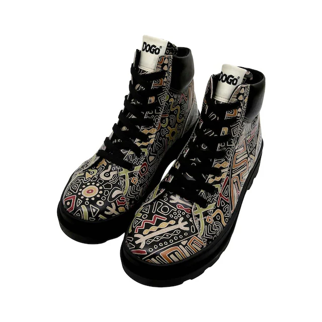 DOGO Winterboots »Adriana Rain Waters My Soul Damen Stiefeletten, Adriana Brick In« Handgefertigt
