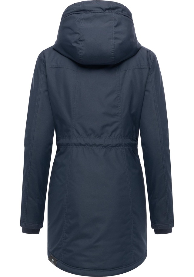 Ragwear Wintermantel »Elsien« wasserdichter Winterparka mit Teddyfell-Futter