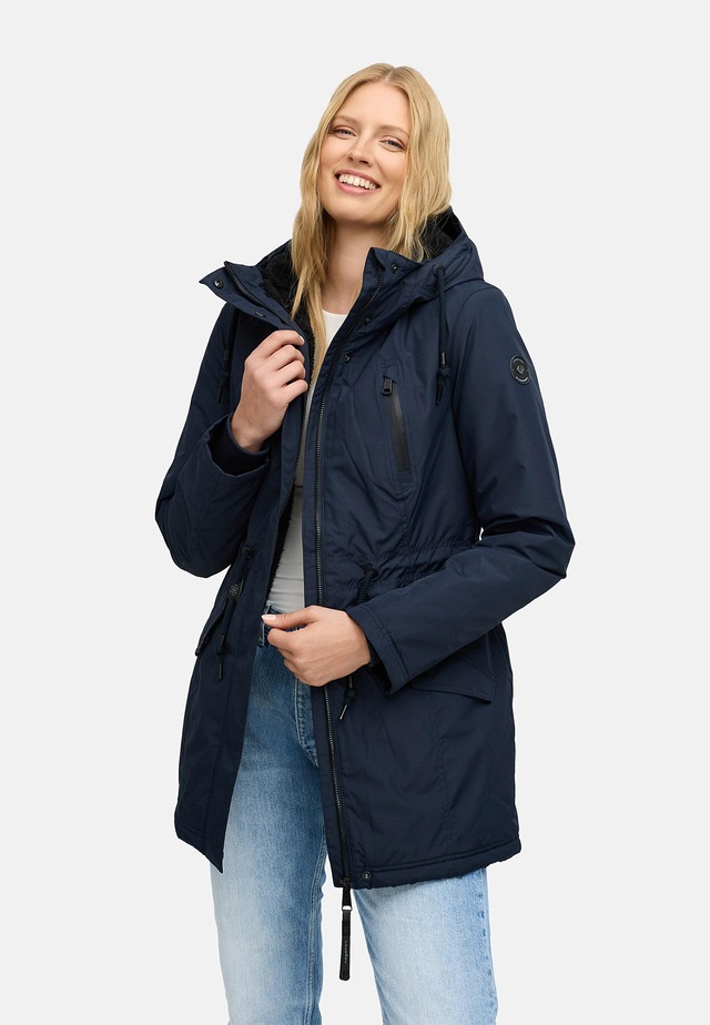 Ragwear Wintermantel »Elsien« wasserdichter Winterparka mit Teddyfell-Futter