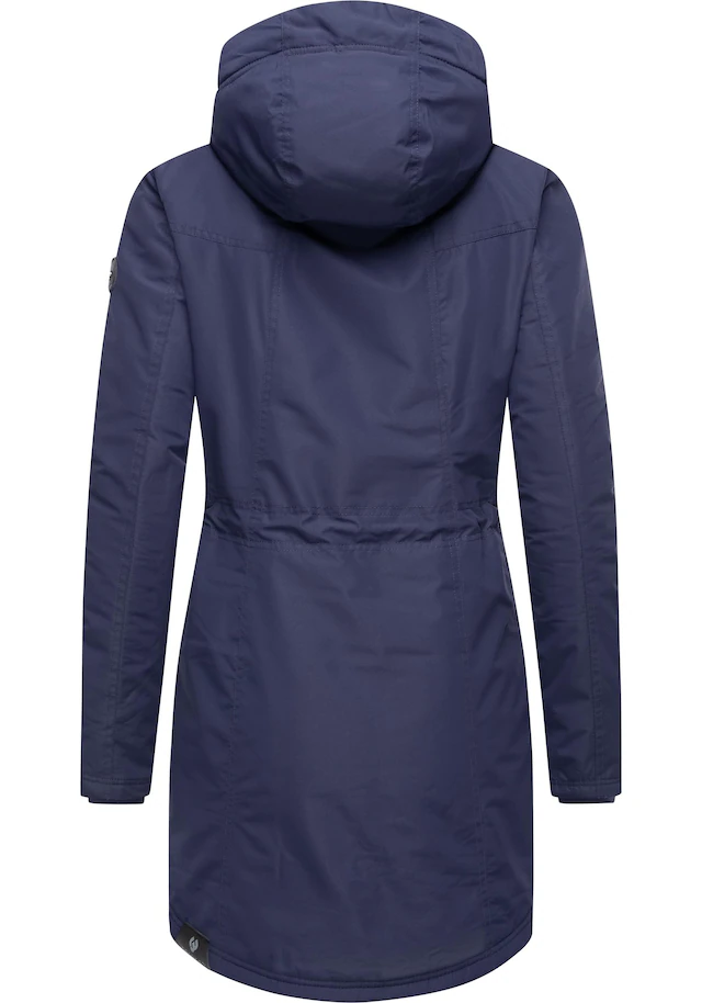 Ragwear Wintermantel »Elsien« wasserdichter Winterparka mit Teddyfell-Futter