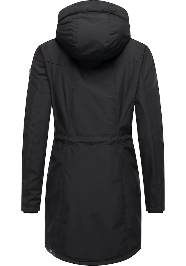 Ragwear Wintermantel »Elsien« wasserdichter Winterparka mit Teddyfell-Futter