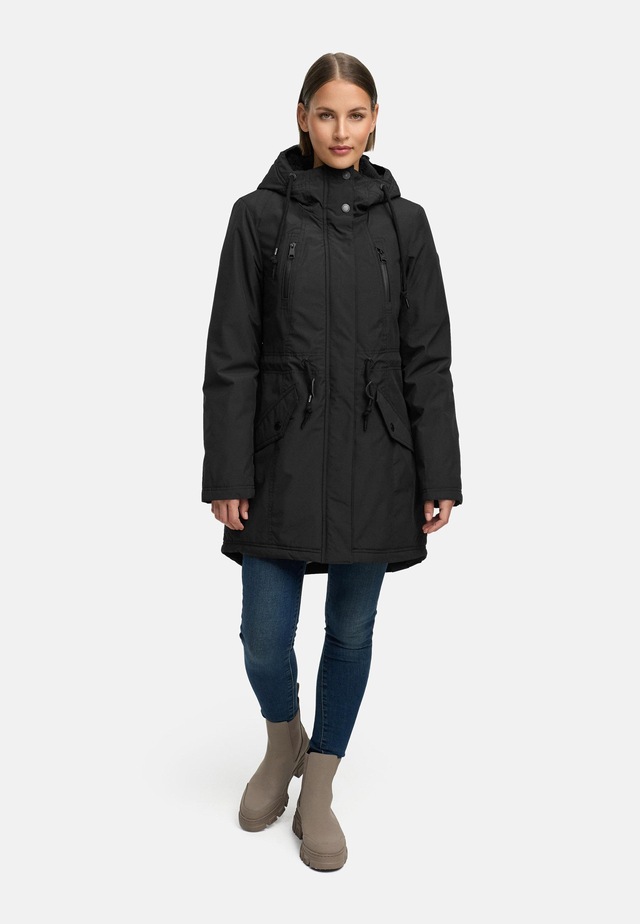 Ragwear Wintermantel »Elsien« wasserdichter Winterparka mit Teddyfell-Futter