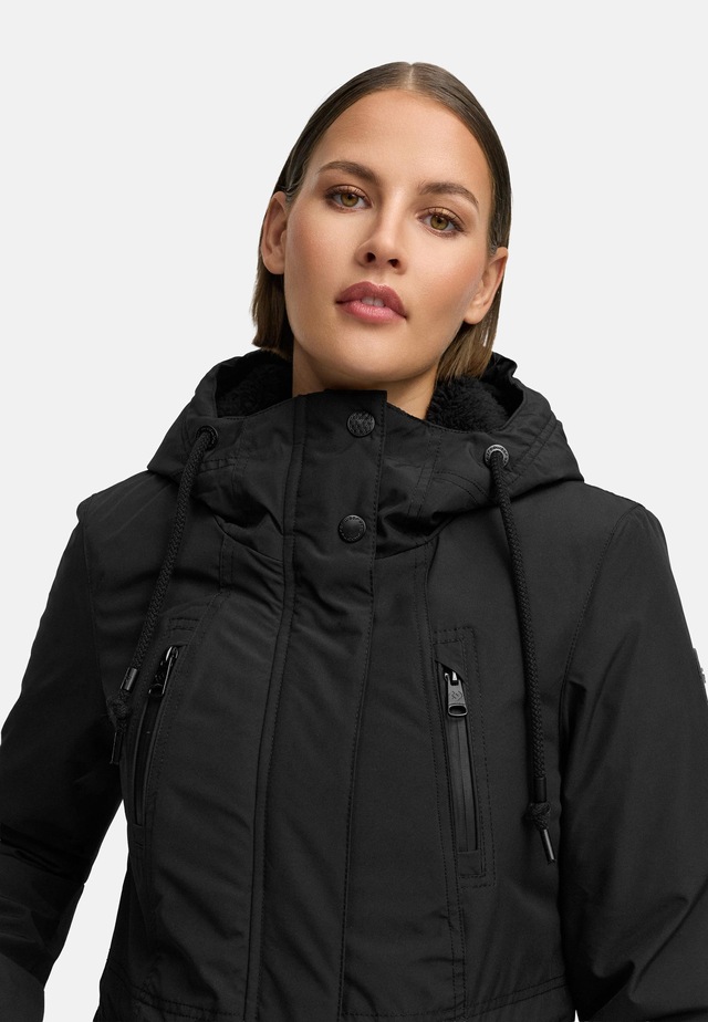Ragwear Wintermantel »Elsien« wasserdichter Winterparka mit Teddyfell-Futter