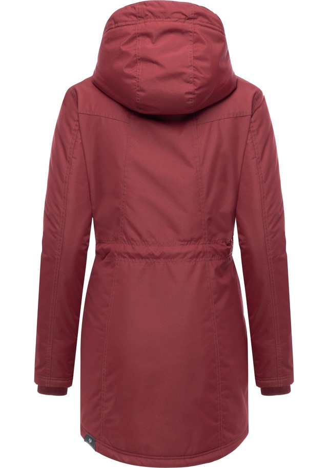 Ragwear Wintermantel »Elsien« wasserdichter Winterparka mit Teddyfell-Futter