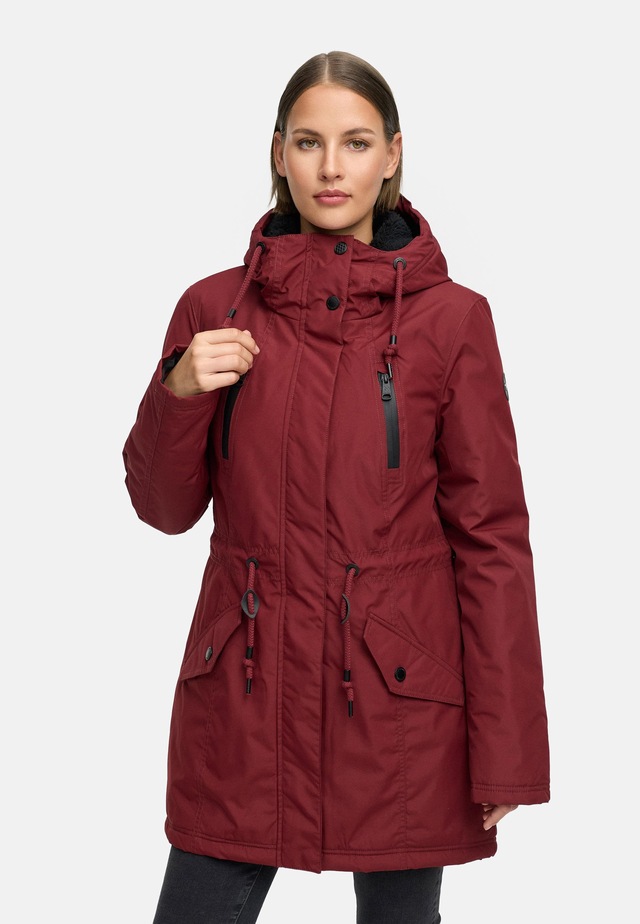 Ragwear Wintermantel »Elsien« wasserdichter Winterparka mit Teddyfell-Futter