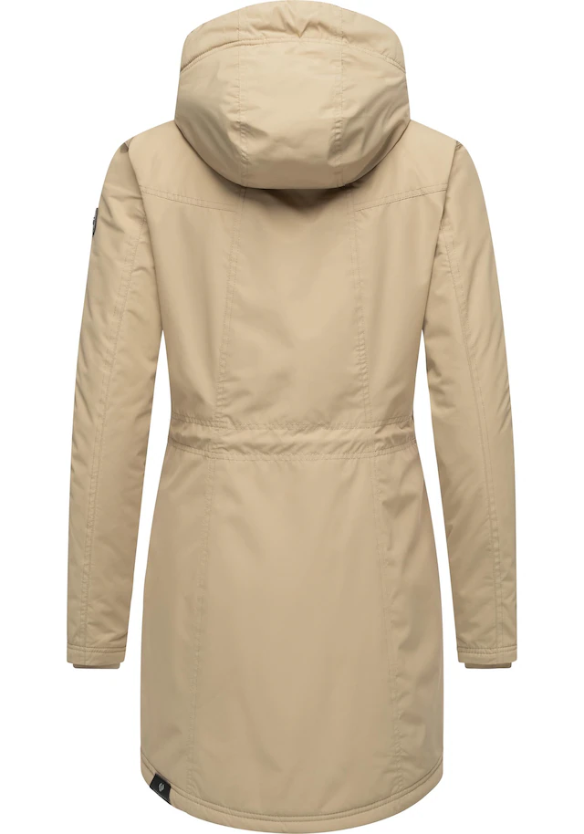 Ragwear Wintermantel »Elsien« wasserdichter Winterparka mit Teddyfell-Futter