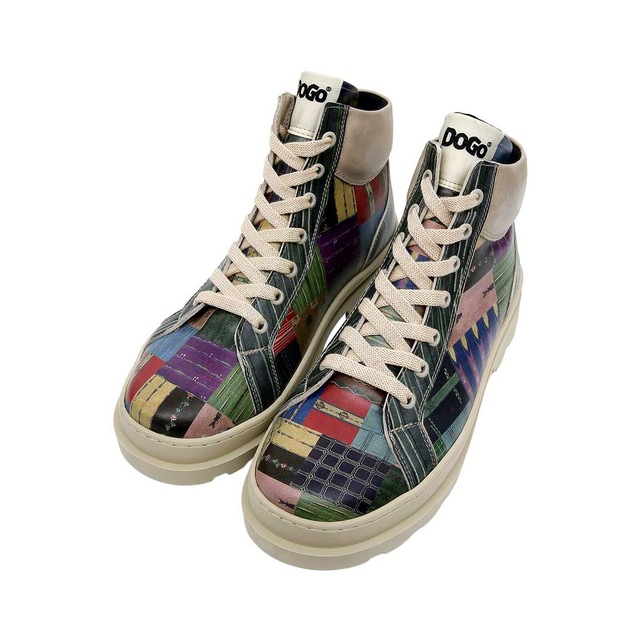 DOGO Winterboots »Adriana Rain Waters My Soul Damen Stiefeletten, Adriana Brick In« Handgefertigt