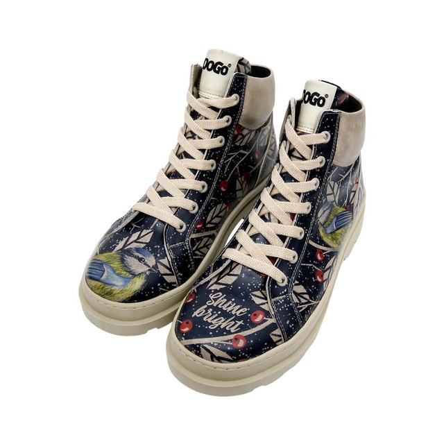 DOGO Winterboots »Adriana Rain Waters My Soul Damen Stiefeletten, Adriana Brick In« Handgefertigt