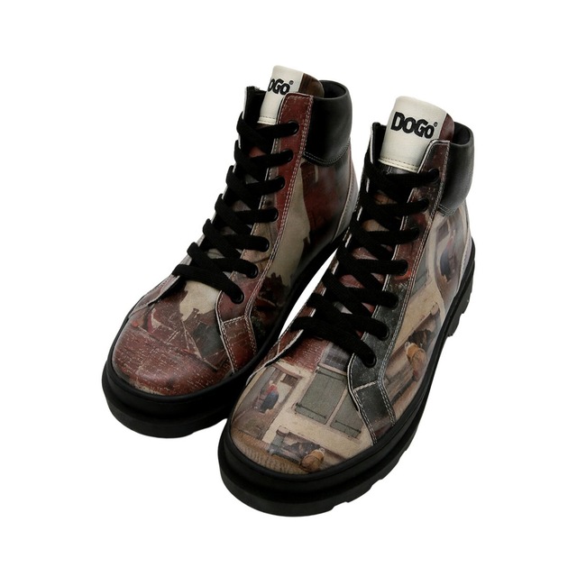 DOGO Winterboots »Adriana Rain Waters My Soul Damen Stiefeletten, Adriana Brick In« Handgefertigt