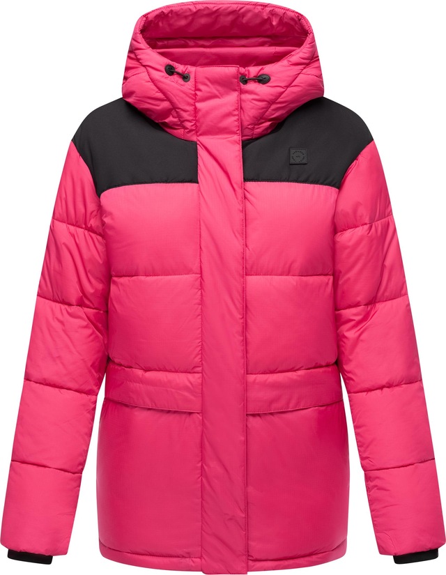 Ragwear Anorak »Wikesh« mit Kapuze stylische Winter Steppjacke mit Colourblocking