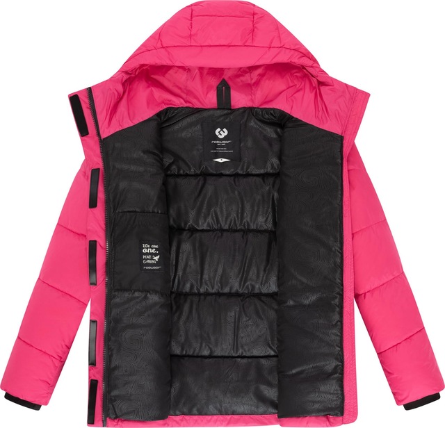 Ragwear Anorak »Wikesh« mit Kapuze stylische Winter Steppjacke mit Colourblocking
